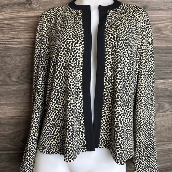 Joseph Ribkoff Jackets & Blazers - Joseph Ribkoff Black and Cream Animal Print Blazer size 16